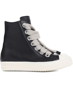 Black Jumbolace leather high-top sneakers RICK OWENS | RU02E1892LCOW2911